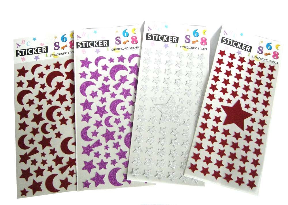 Embossed sticker - M