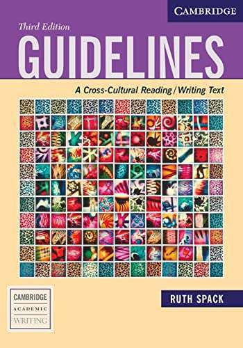 Guidelines - Student's Book - Cambridge Academic Writing Collection - Upper Intermediate - Advanced