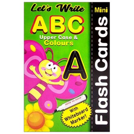 Let’s Write Mini Flash Cards : ABC upper case & colours