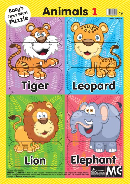 BABY'S FIRST MINI PUZZLE : Animal 1