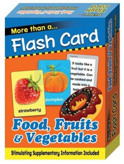 MORE THAN A FLASH CARD : Food, Fruits & Vegetables