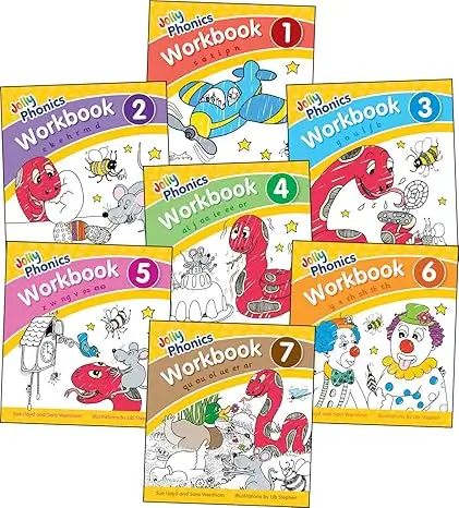 Jolly Phonics Workbooks 1-7