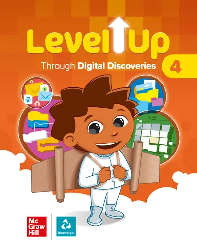Level Up Through Discoveries 4 : Student Print and Online Course - Bundle 1-year